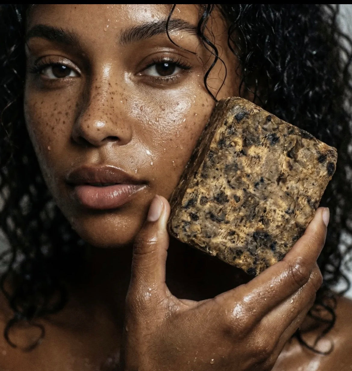 Raw African Black Soap 1lb