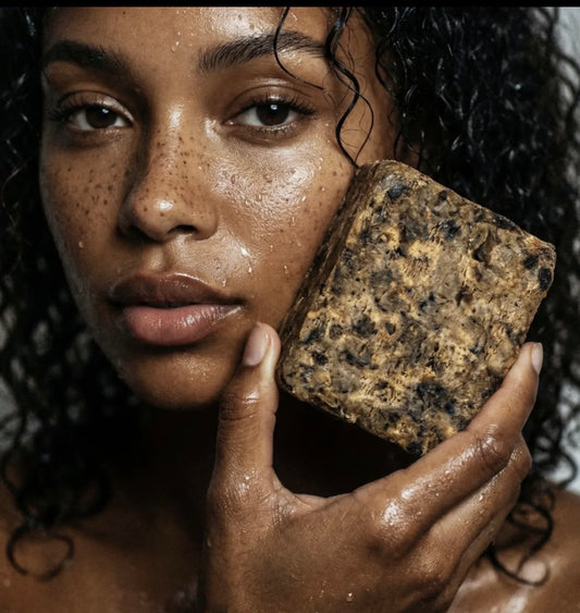 Raw African Black Soap 1lb