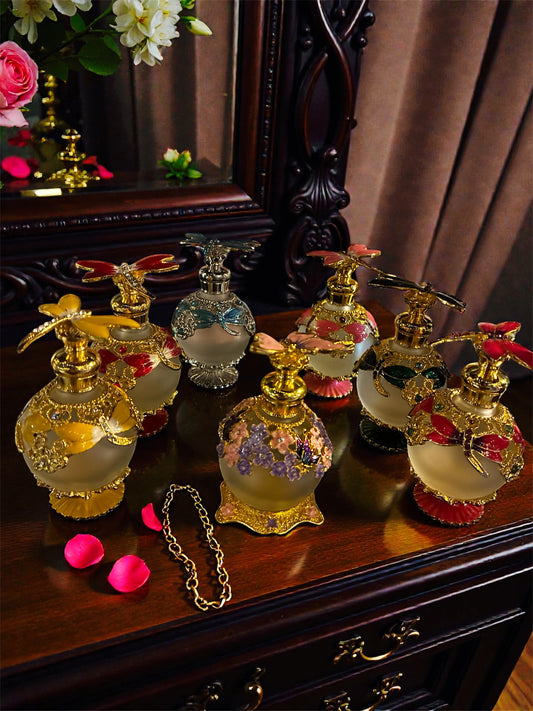 Fancy oil bottle empty