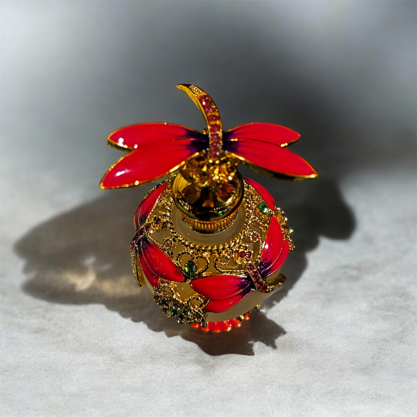 Fancy oil bottle empty