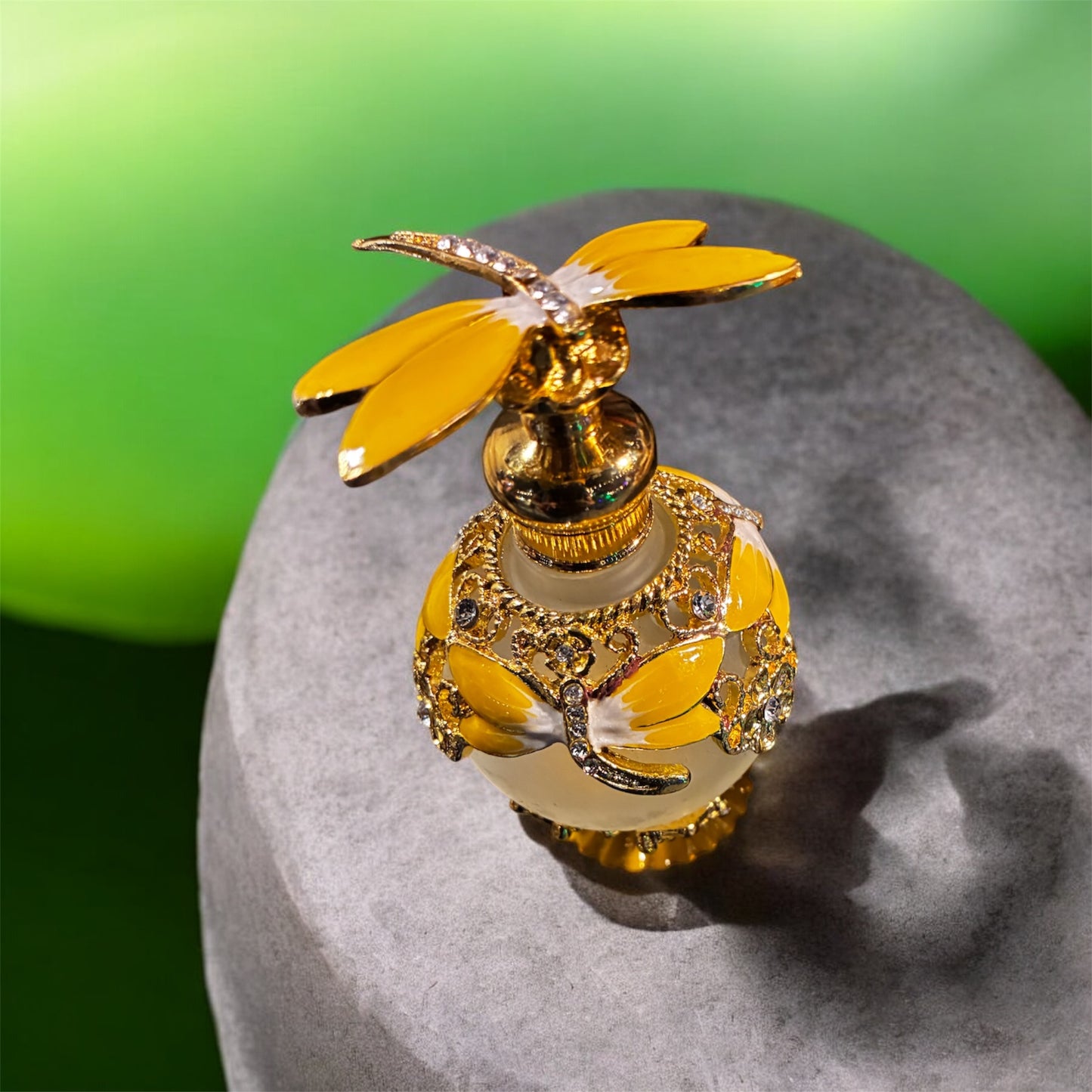 Fancy oil bottle empty