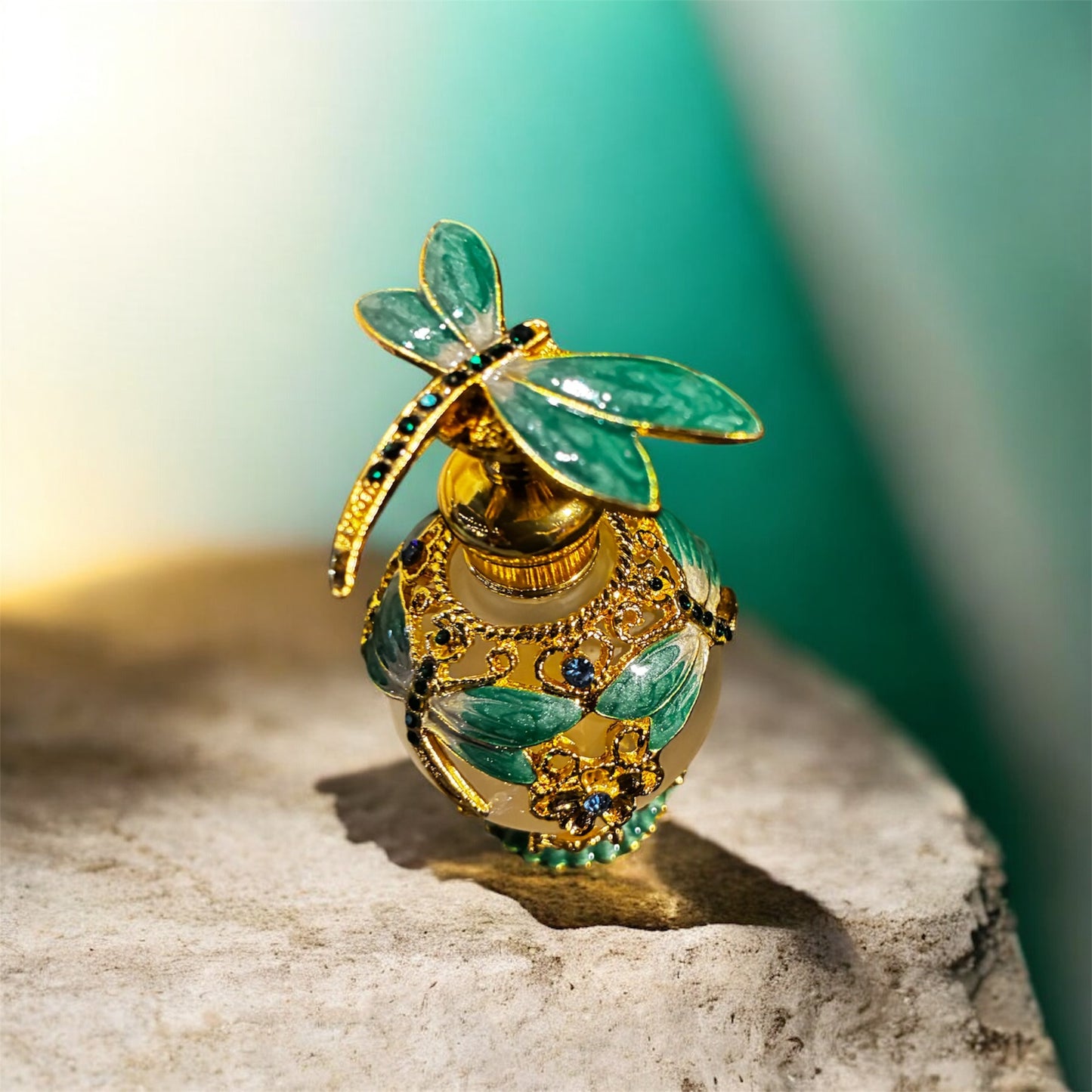 Fancy oil bottle empty