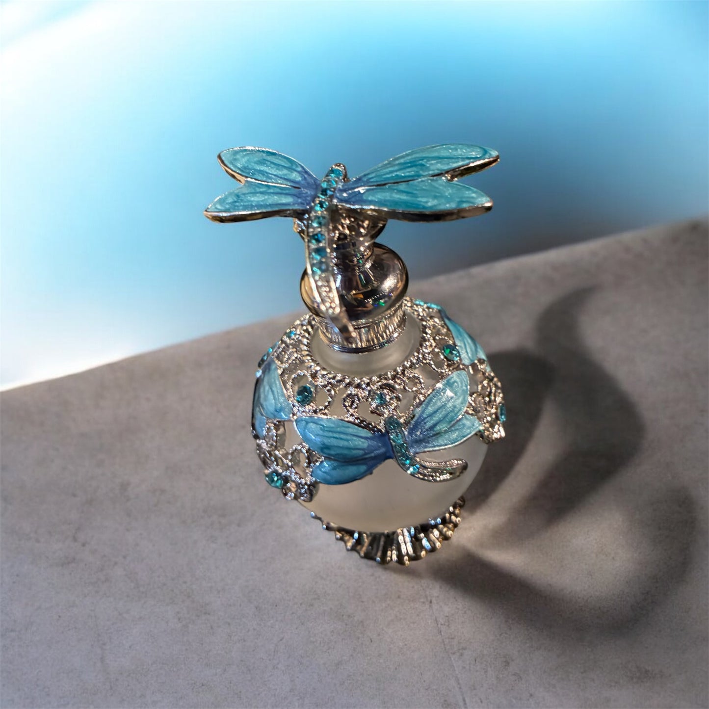 Fancy oil bottle empty