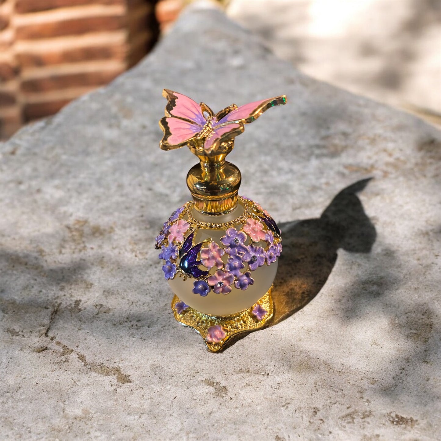 Fancy oil bottle empty