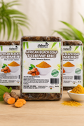 RAW AFRICAN BLACK SOAP (turmeric)