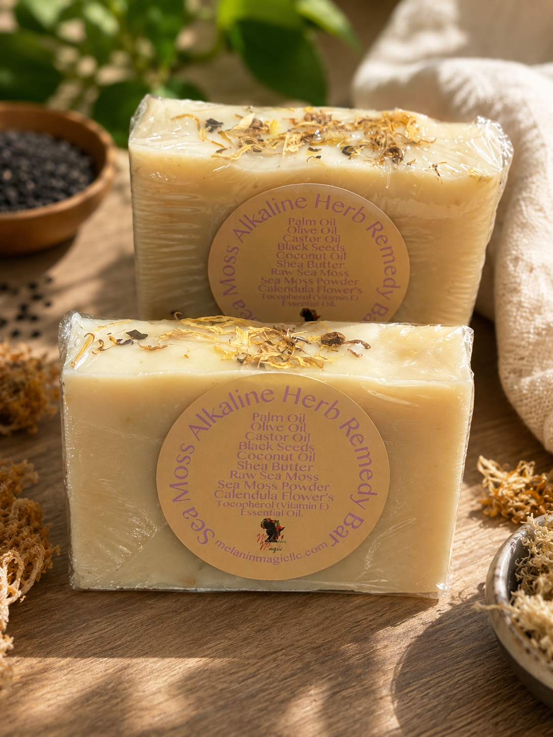 Lavender  & Eucalyptus  Sea Moss soap