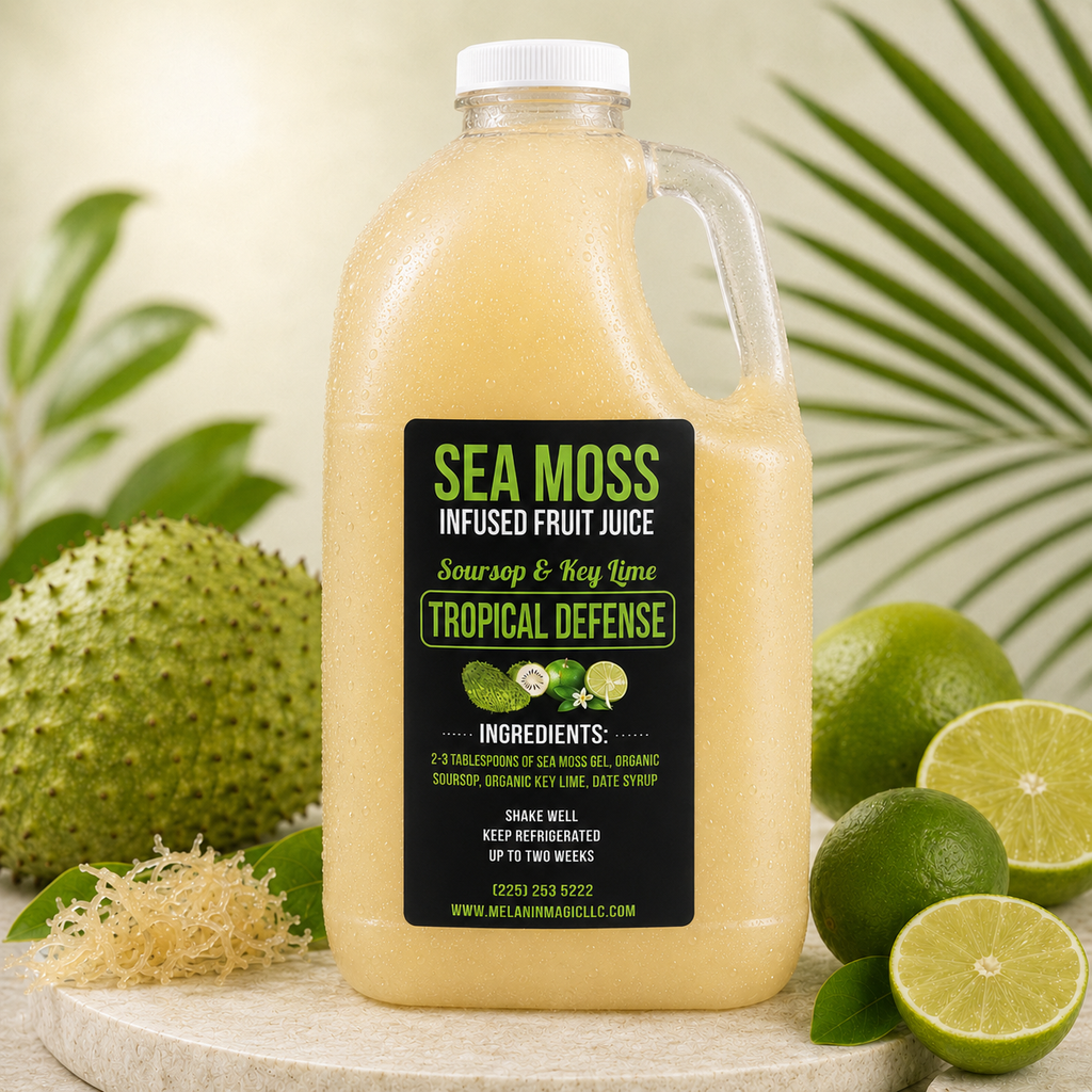 Sea Moss Infused Fruit Drink (Tropical Defense )— Soursop & Key Lime